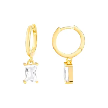 Radiant Alloy, Gold Plated Earrings Women's Gold
