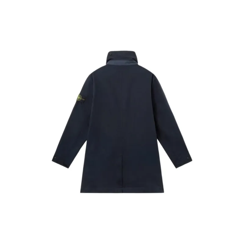 STONE ISLAND Compass Badge Button Up Coat-1