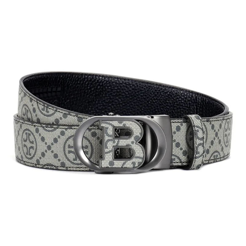 FORTEI Boyfriend, Cow Leather Belts Men's Vintage Blue Width 3.5cm Gift Box Set-15