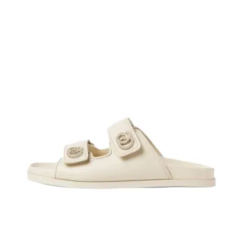 GUCCI Slide Slippers Women's Ivory White