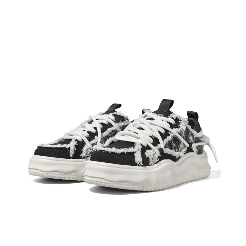 TCELLARS Abrasion Resistant Lightweight Breathable Height Increasing Low Top Skateboard Shoes Unisex-6