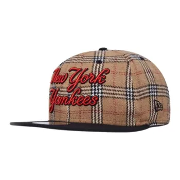 New Era Polyester, Acrylic, Polyamide, Sheep Wool, Cotton Baseball Caps Unisex Tan