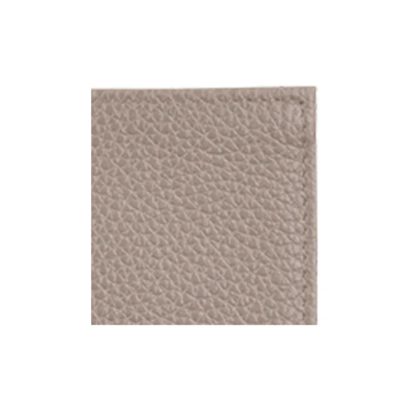 LONGCHAMP Le Foulonné Cow Leather Card Holder Wallet Men's Gray-3