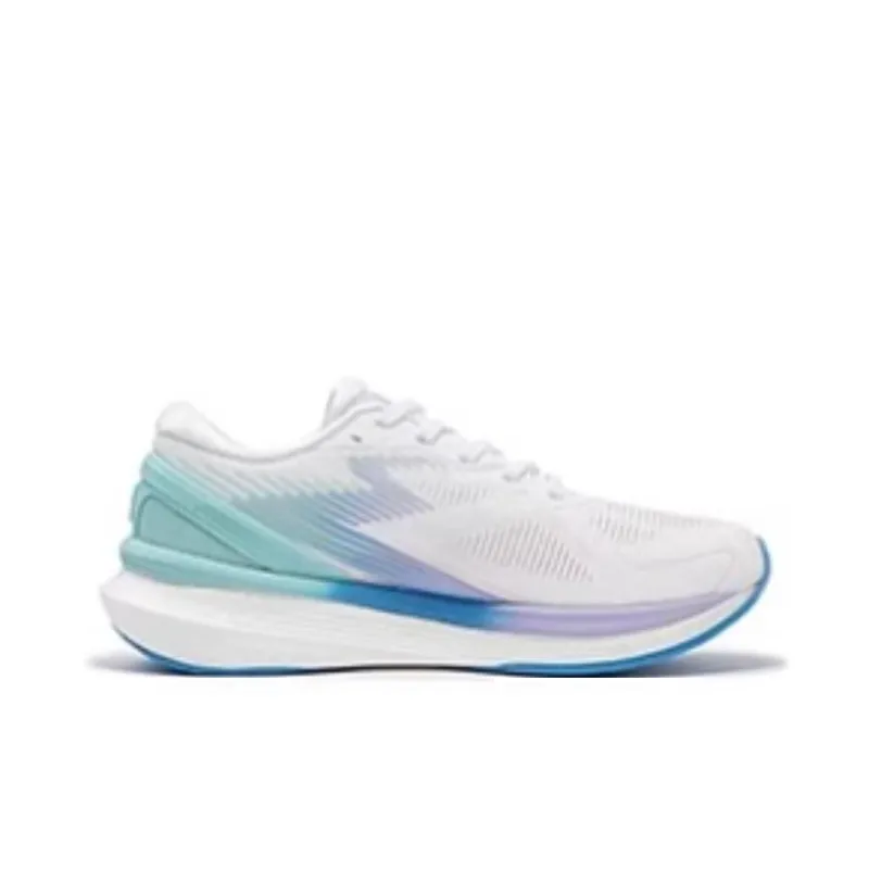 361° Cushioned Slip-Resistant Low-Top Marathon Running Shoes Men's White Purple-1
