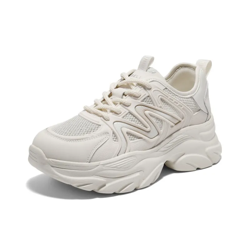 BELLE Anti Slip Wear Resistant Low Top Chunky Sneakers Women's-5