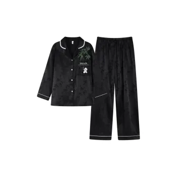 O'MESIK Pajama Set Women's Black