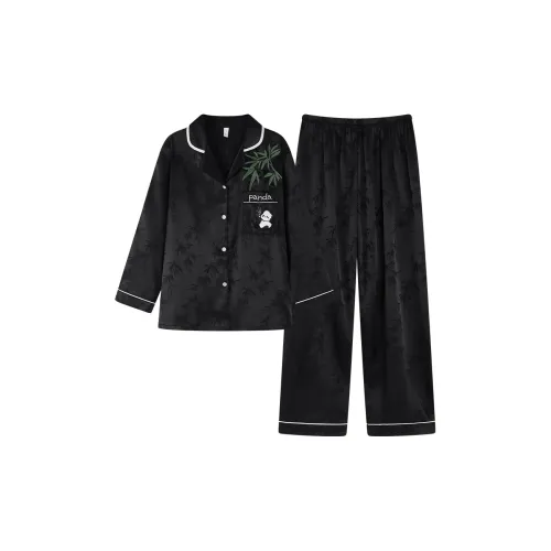 O'MESIK Pajama Set Women's Black