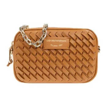 EMPORIO ARMANI Shoulder Bag With Decorative Weave