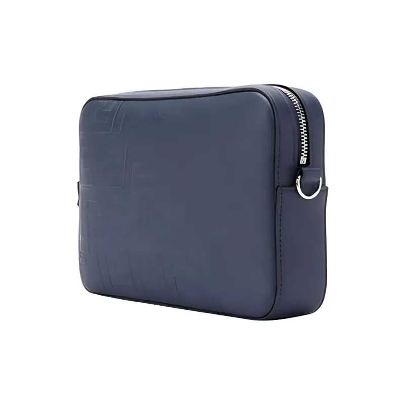 FENDI Leather Camera Bag Shoulder Bag Crossbody Bag Men's Dark Blue/Navy Blue-1