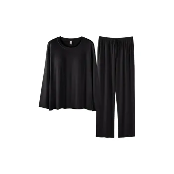XIAFENYAN Pajama Set Women's Elegant Black