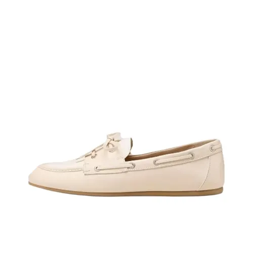 Stuart Weitzman/SW Tinsley Casual Single Shoes Women's Ecru