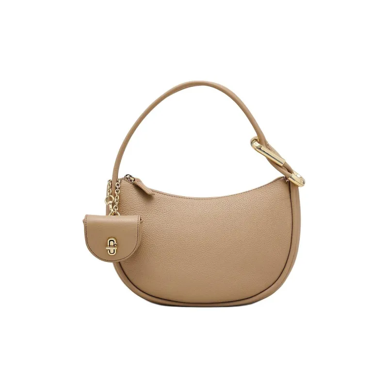 MARC JACOBS Leather Handbag Women's Camel-2