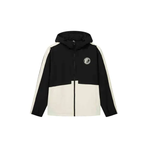 361° Trench Coat Men's Super Black/Peeling White