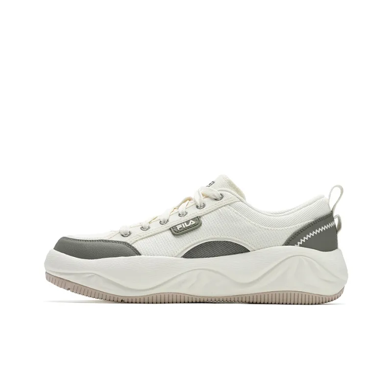 FILA Slip-Resistant Low-Top Canvas Shoes Men's Early Snow-0