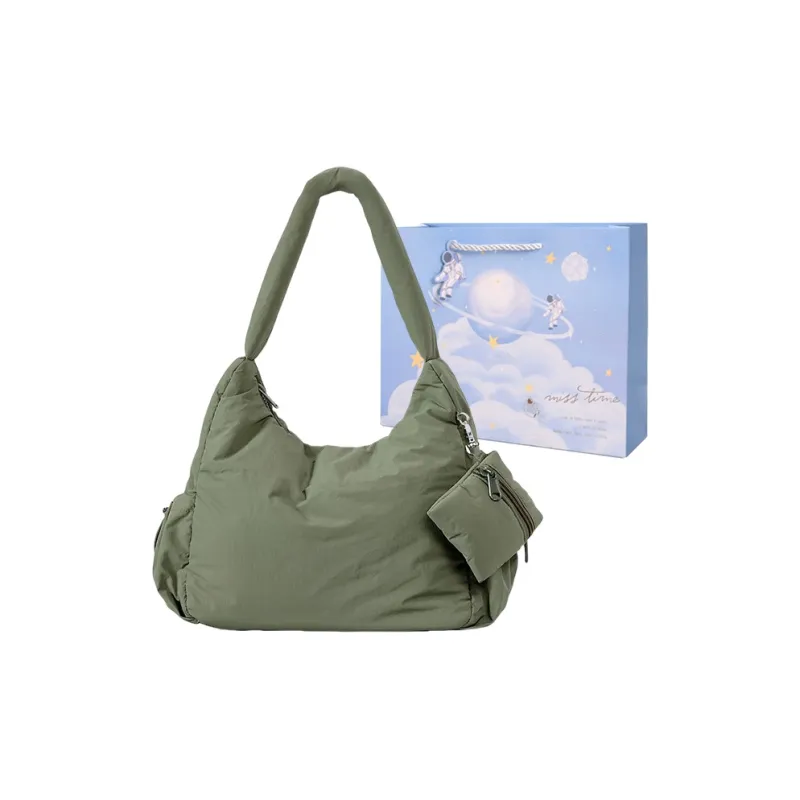 Duoluplo Doron Paul Nylon Handbag, Shoulder Bag Regular Women's Khaki/Black/Green-8