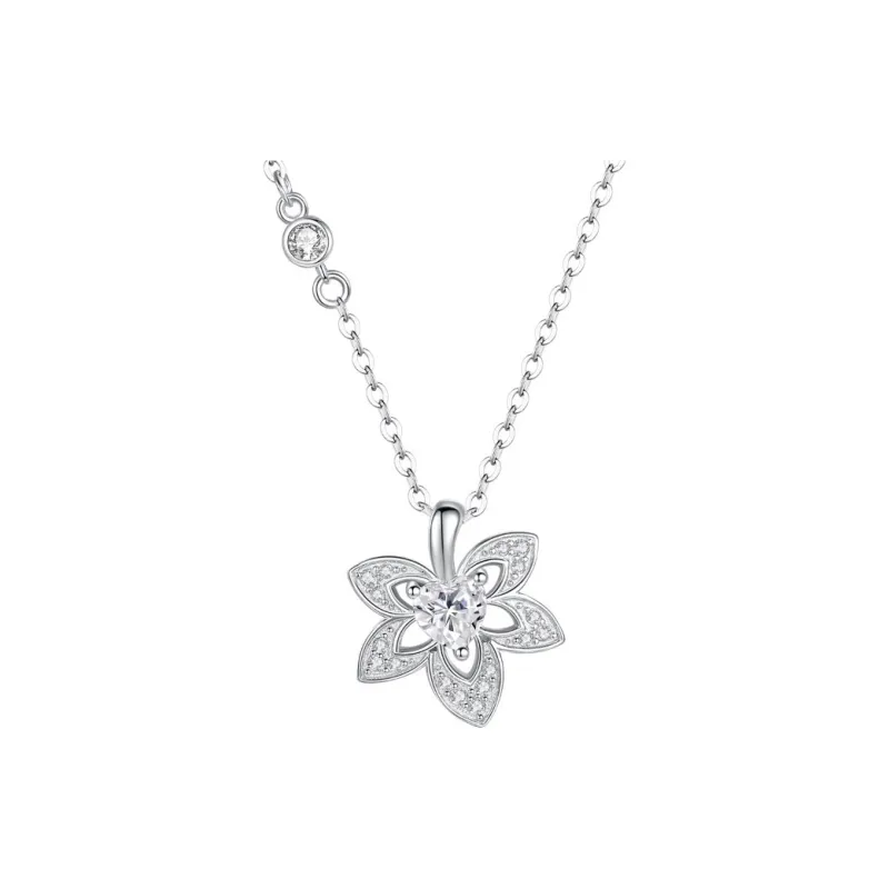 GOOUI S925 Silver Necklaces Women's-0