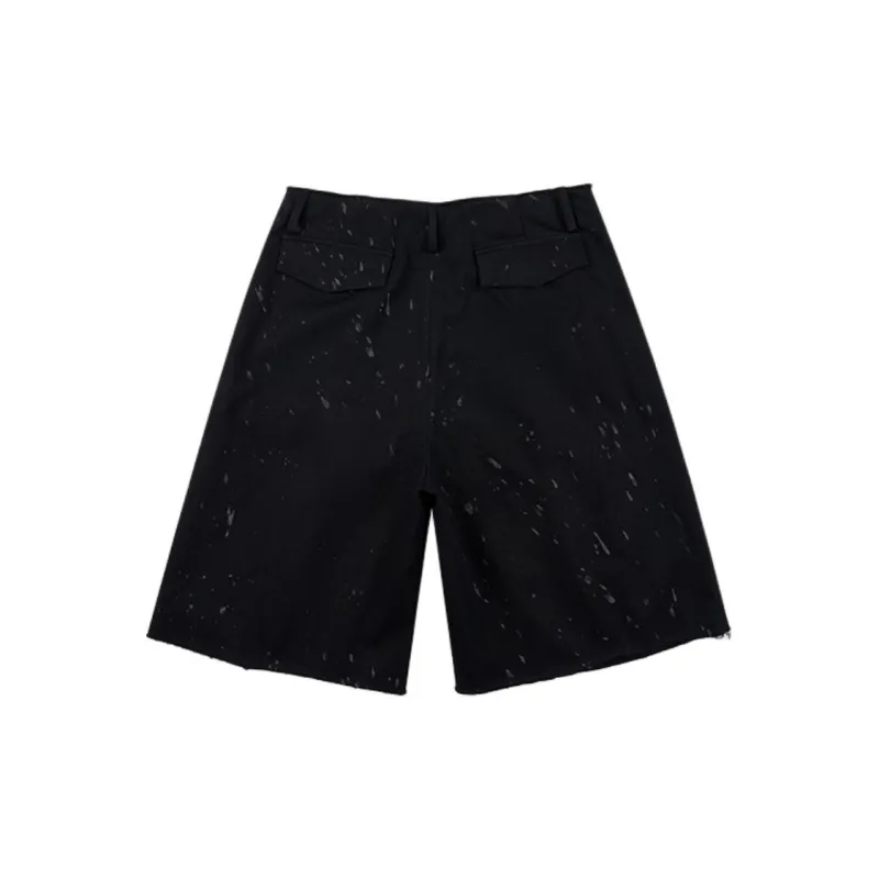 GOOD BAI Casual Shorts Unisex Black-1