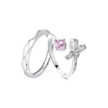 Onakiiko 925 Sterling Silver Ring Gift Box Set Unisex