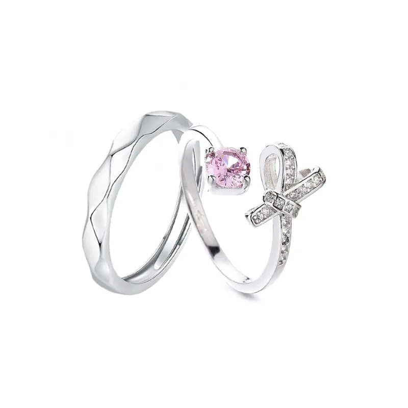 Onakiiko 925 Sterling Silver Ring Gift Box Set Unisex-0