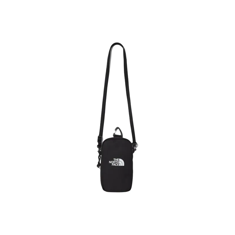 THE NORTH FACE Polyester Shoulder Bag, Crossbody Bag Mini Unisex Black-0