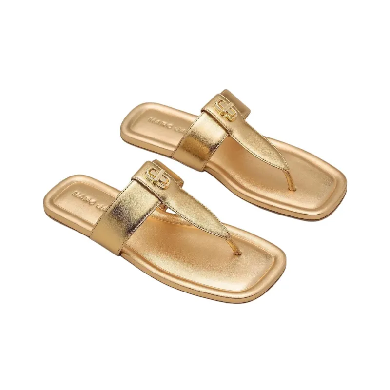 MARC JACOBS Flip Flops Women's Gold-2