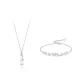 Necklace and Bracelet Clothing Sets[Sterling Silver 999]