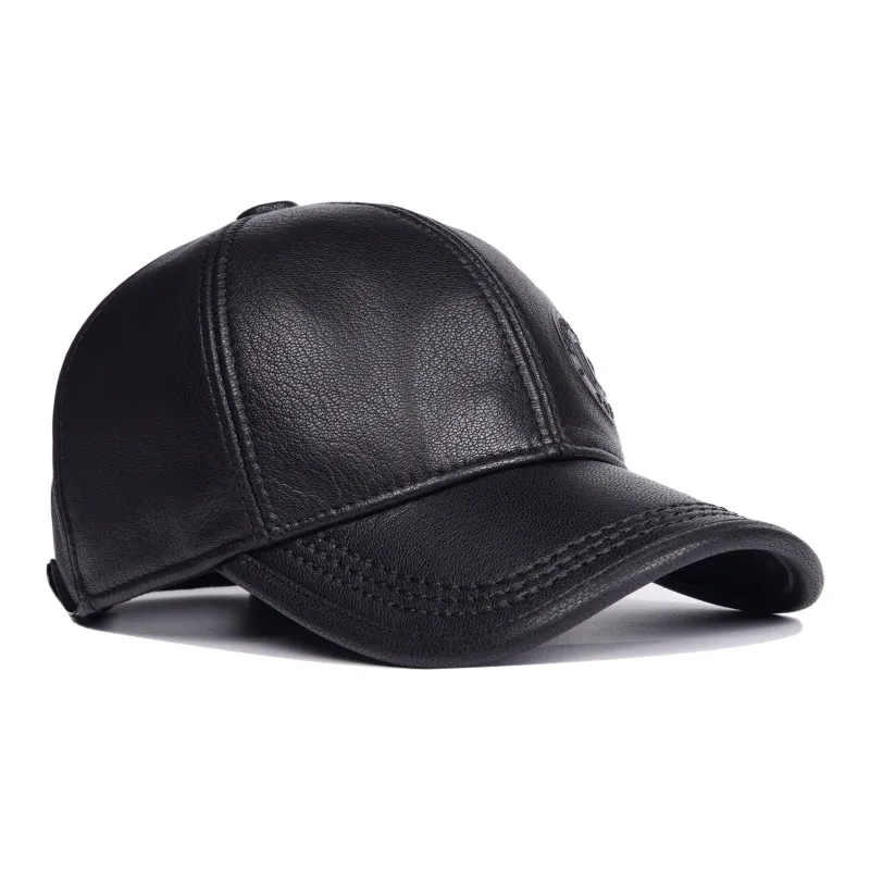 PIERRE CARDIN Goatskin Baseball Caps Men's-1