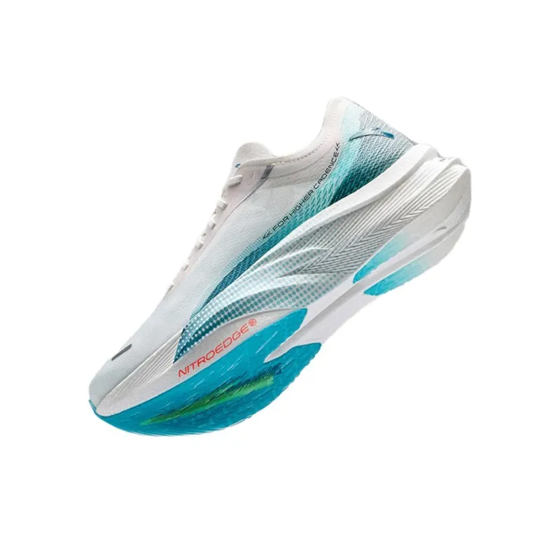 Anta C202 5 GT Cushioned Slip-Resistant Low-Top Running Shoes Women's White Blue-2