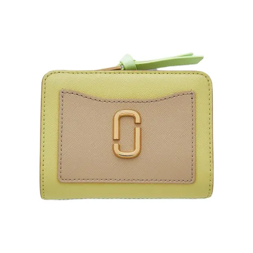 MARC JACOBS Leather Wallet Mini Women's Mint Multicolor