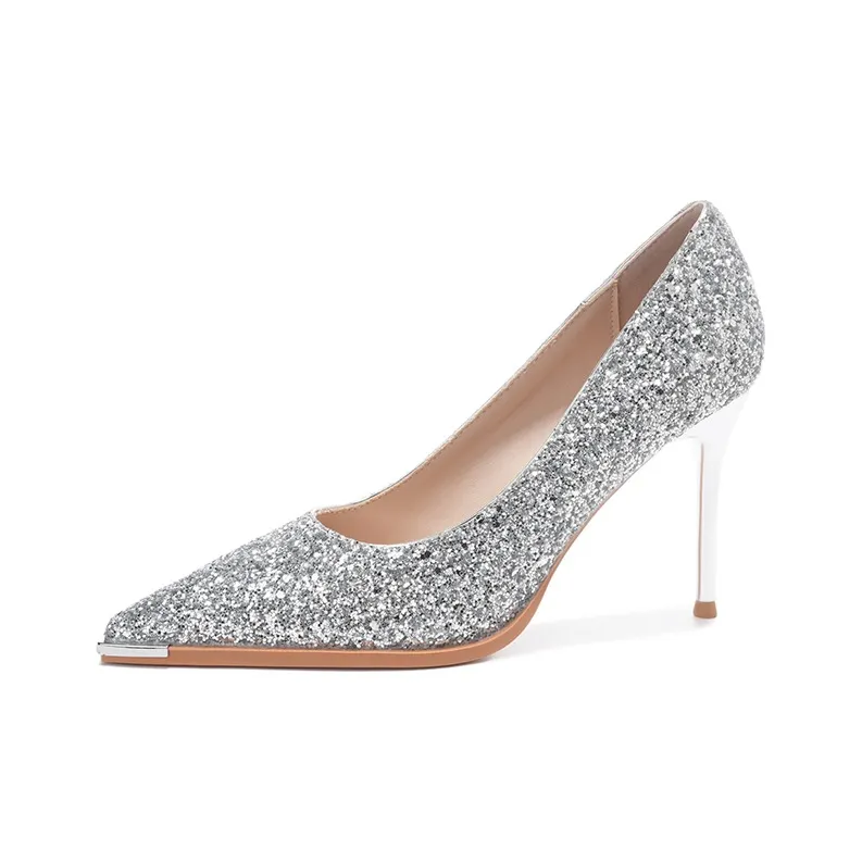 XIMO BULL High Heels Women's Gold-27