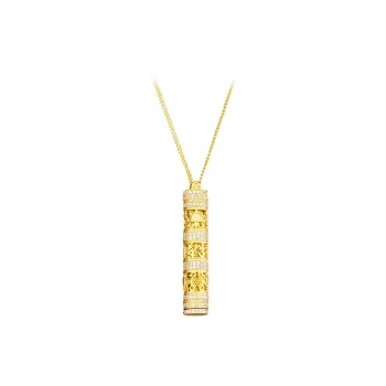 Qing Yi 925 Sterling Silver Necklaces Unisex