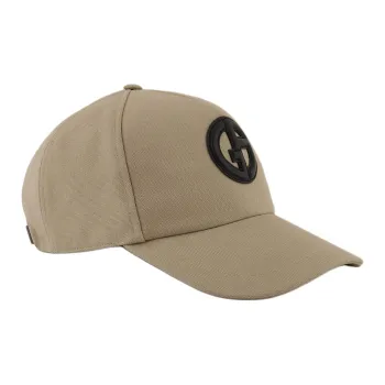 EMPORIO ARMANI Cotton Baseball Cap With Leather Logo