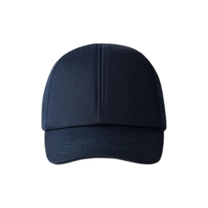 ZARA Cotton Polyurethane Baseball Caps Kids' Blue/Ice White-0
