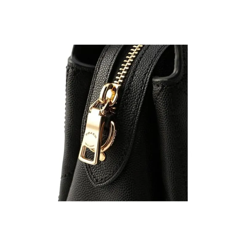 COACH Lillie Leather DaiFeng Bag One Shoulder Handbag Mini Women's Black-3