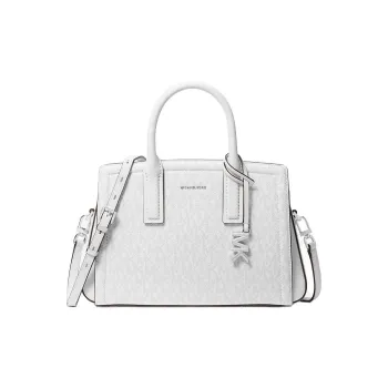MICHAEL KORS Coated Canvas Shoulder Bag Crossbody Bag Handbag Small Size Women's Bright Bauxite White