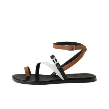 HERMES Harmonie One Strap Sandals Women's Black