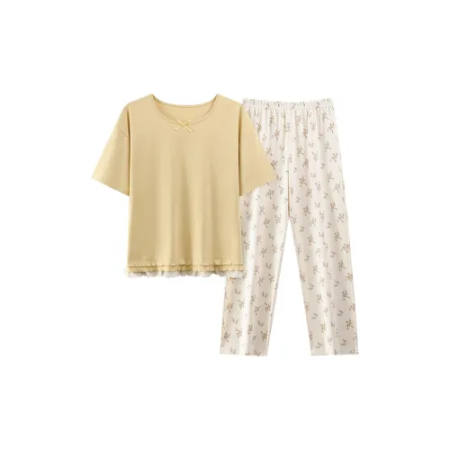 MADALLO Pajama Set Women's Khaki