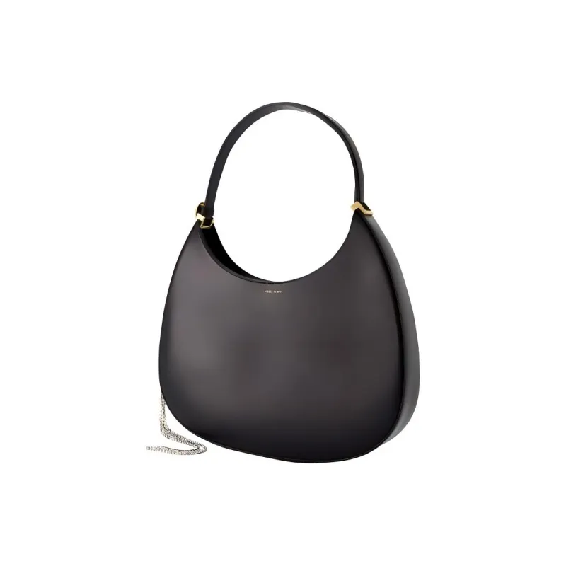 MAGDA BUTRYM Calfskin One Shoulder Handbag Women's Black-2