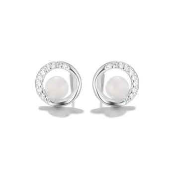 Clect Synthetic Cubic Zirconia Stud Earrings Women's