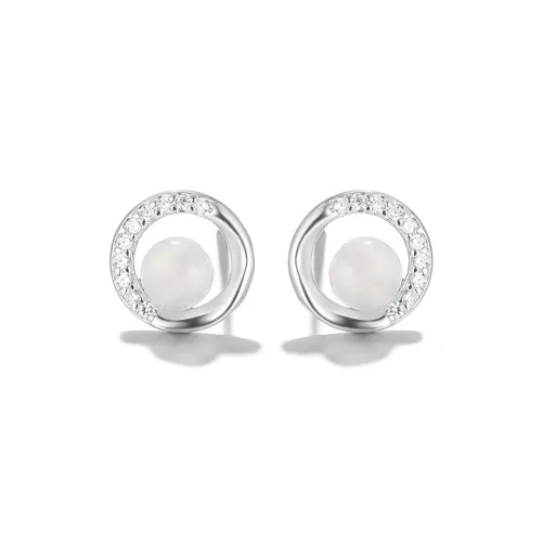 Clect Synthetic Cubic Zirconia Stud Earrings Women's