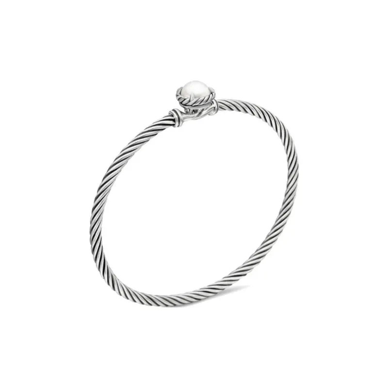 David Yurman Sterling Silver Petite Chatelaine Bracelet 3mm-2