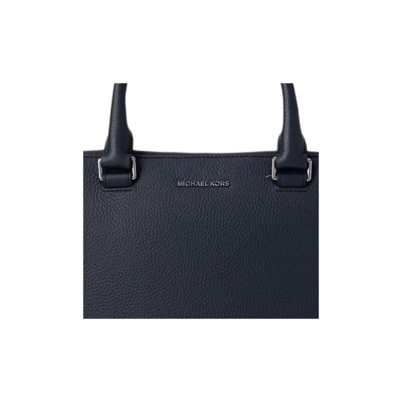 MICHAEL KORS MK Cooper Cow Leather Shoulder Bag, Handbag, Briefcase Tubas Men's Marine Blue-1