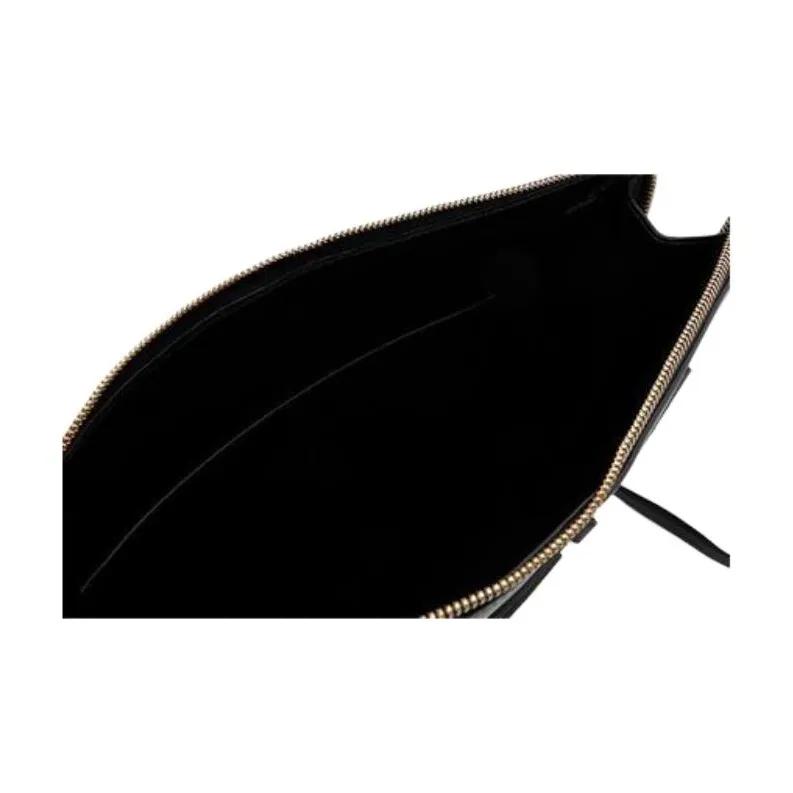 Balenciaga Leather Clutch Women's Black-4