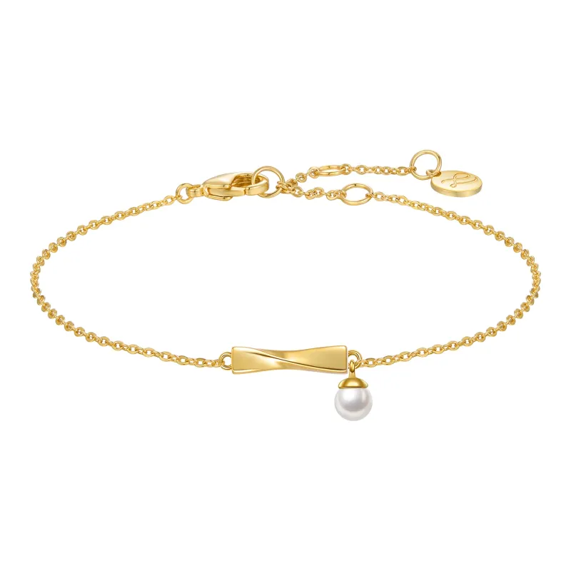 ZEGL 925 Sterling Silver Shell Pearl Bracelets Women's-0
