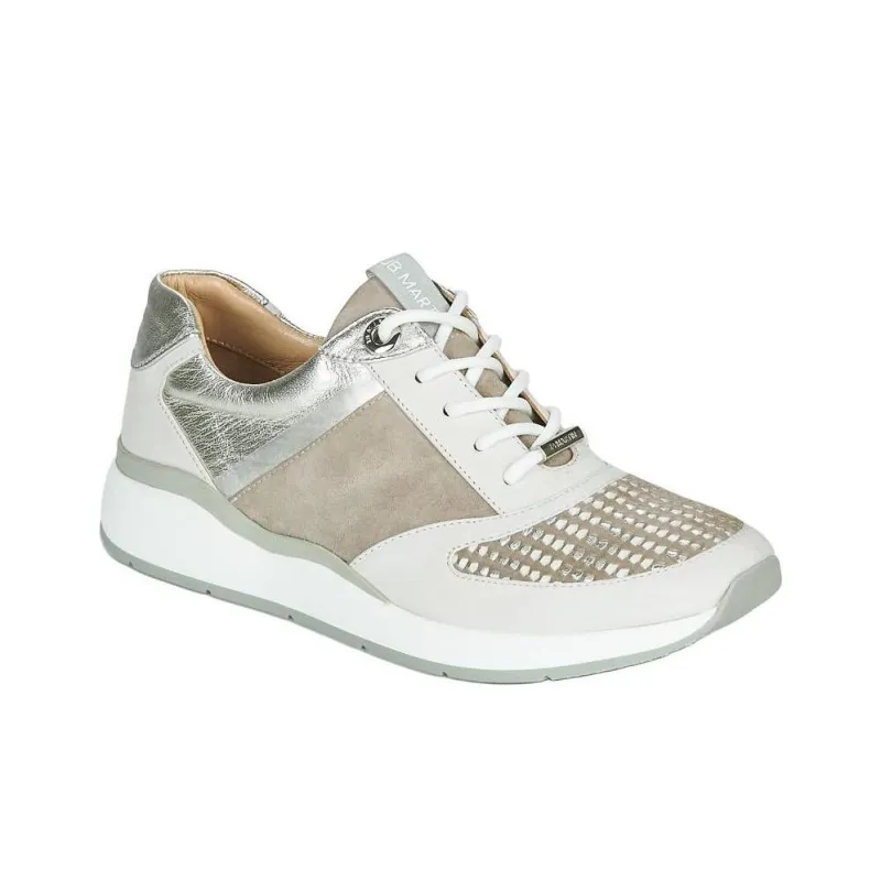 JB MARTIN Kalio Low Top Casual Shoes Women's Ecru-2