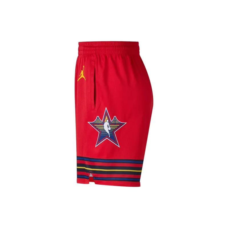 Jordan x NBA SS25 Sports Shorts Men's Red-2