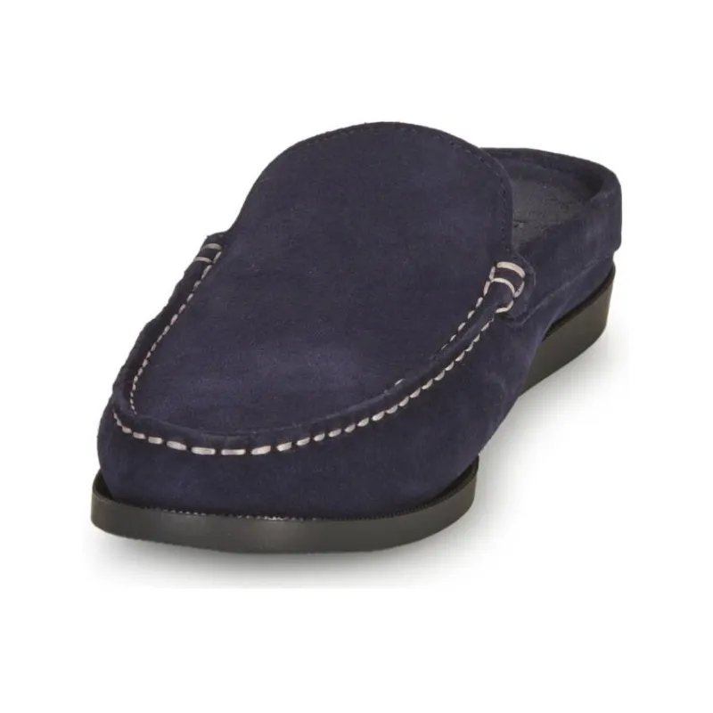 PELLET Abrasion-Resistant Wrap-toe Slippers Men's Blue-4