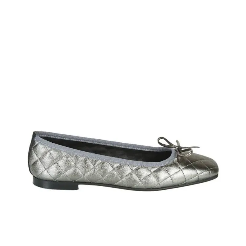 JB MARTIN Srebrna Casual Single Shoes Women's Silver Gray-1