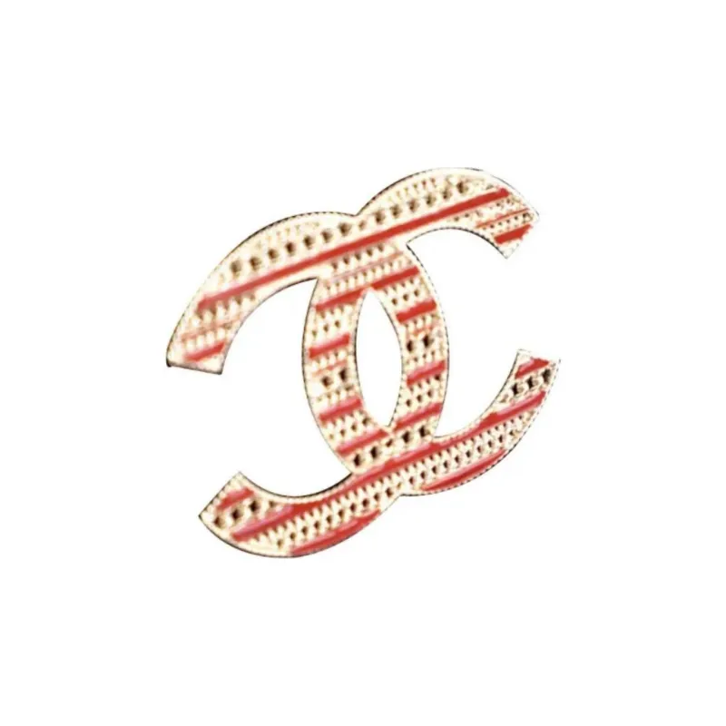 CHANEL 2020 Plated Enamel Cc Brooch Costume Brooch-2