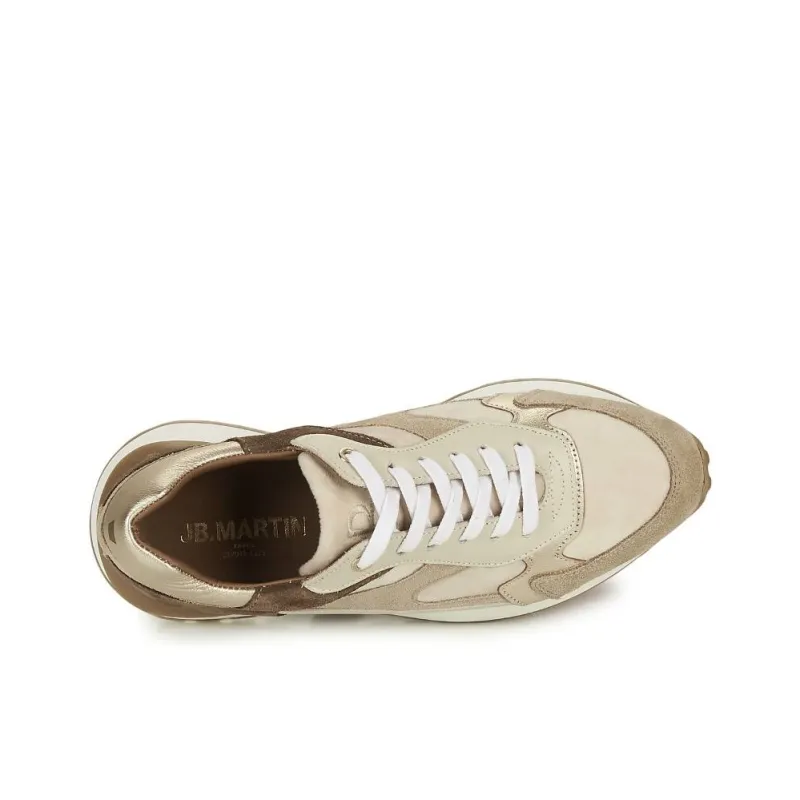 JB MARTIN Forte Low-Top Casual Shoes Women's Beige Brown-5